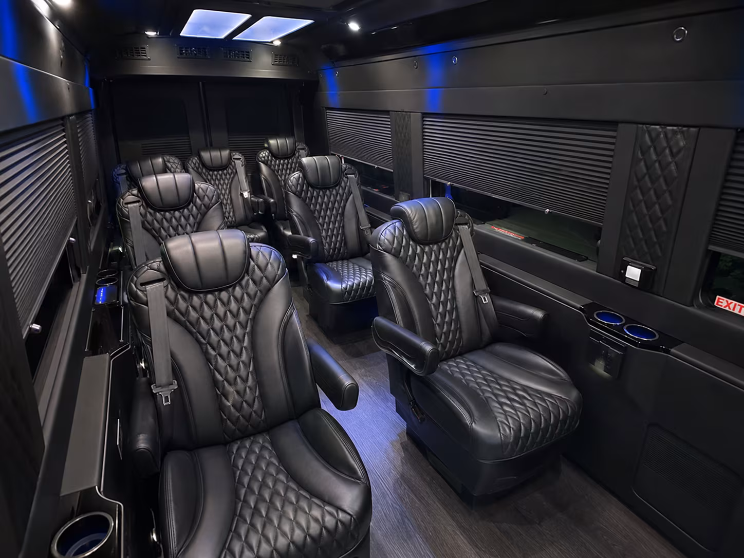 iowa city corporate event transportation onboard seating