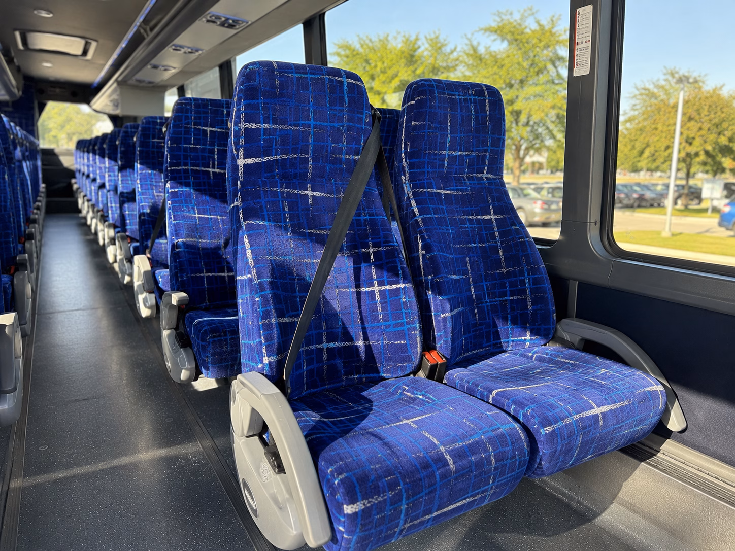 iowa city religious group transportation onboard seating