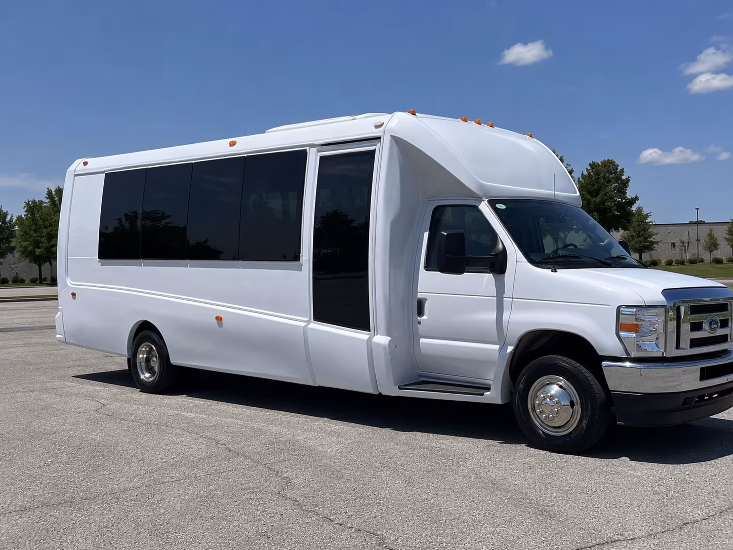 wedding party buses for iowa city venues with limited parking